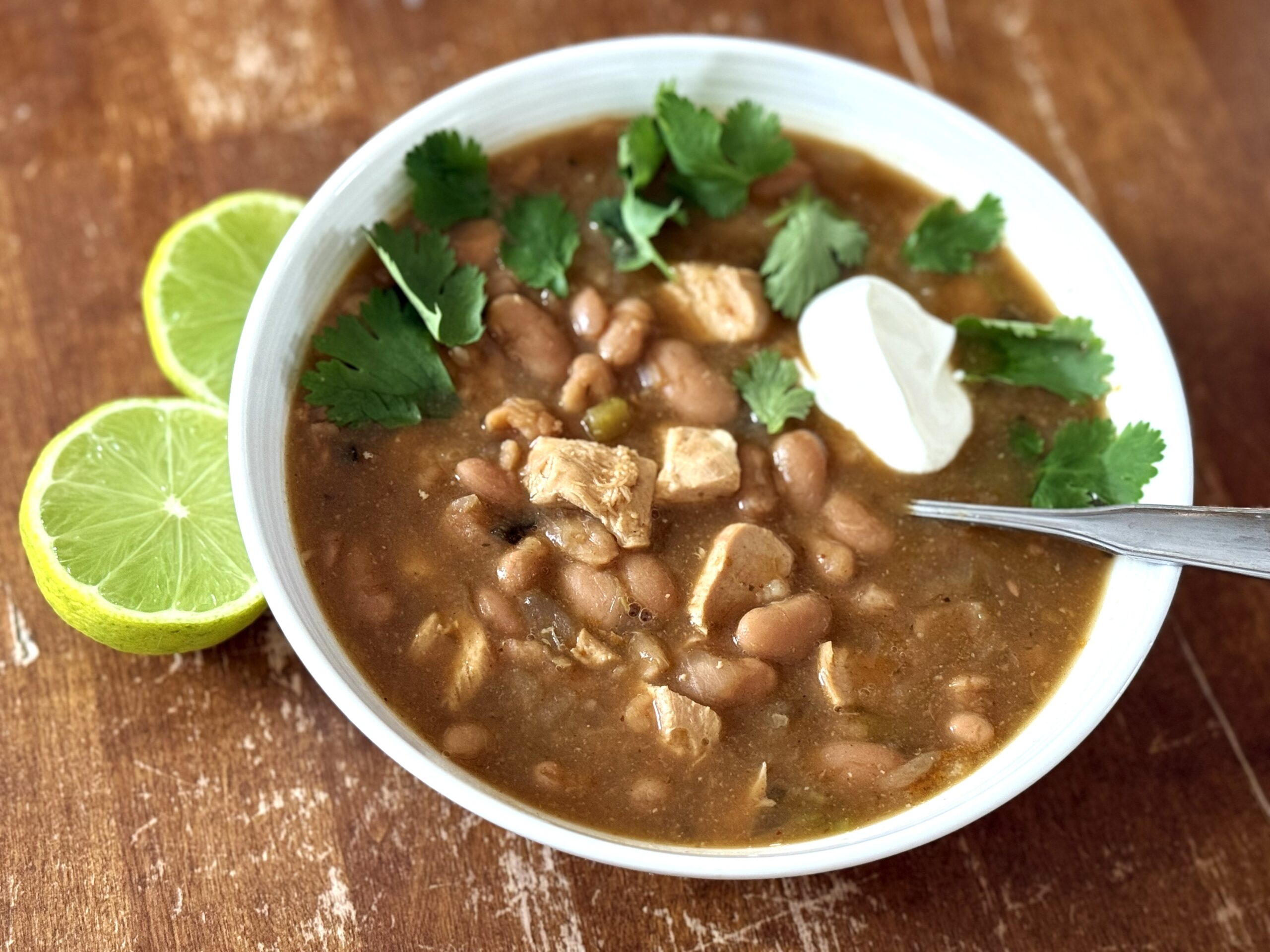 Easy White Bean Chicken Chili with Canned Soup Starter