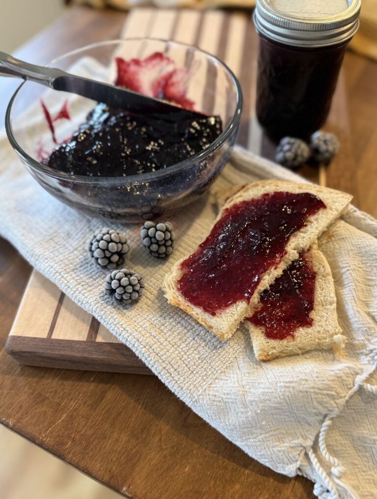 blackberry jam from puree